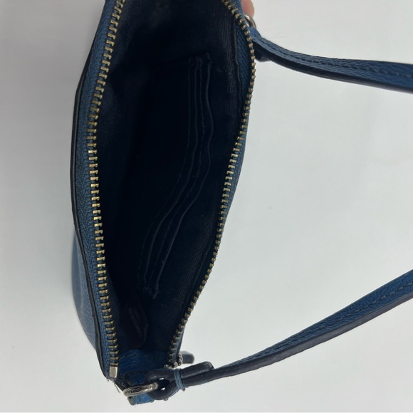 Blue Coach wristlet - Picture 3 of 4